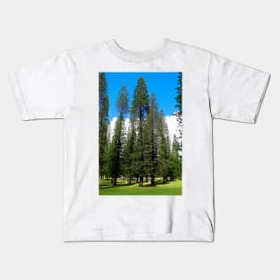 Lanai CIty Cook Island Pines Study 2 Kids T-Shirt